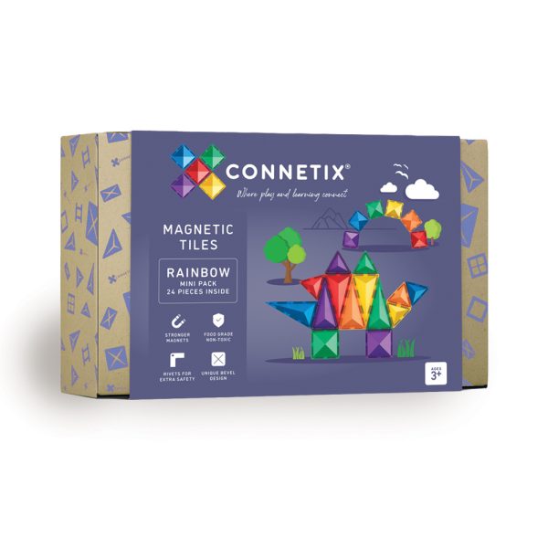 Connetix Rainbow Mini Pack | 24 stuks 8
