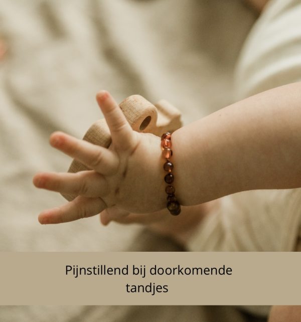 Barnsteen armbandjes voor alle leeftijden. Barnsteen armband cognac