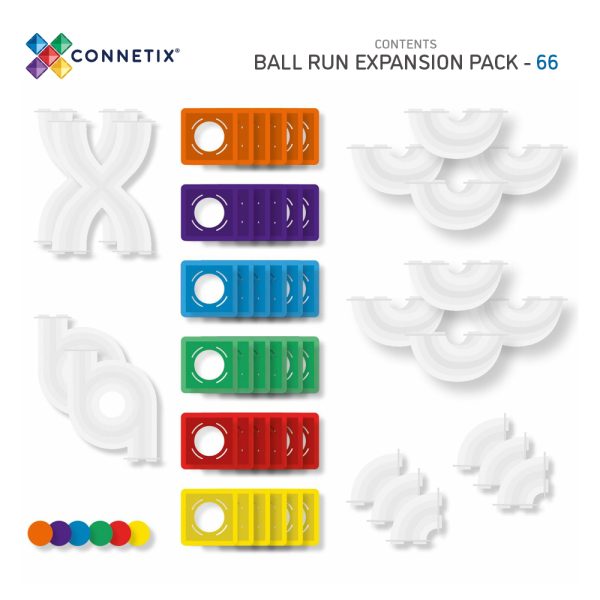 Connetix Ball Run Expansion pack | 66 stuks 7