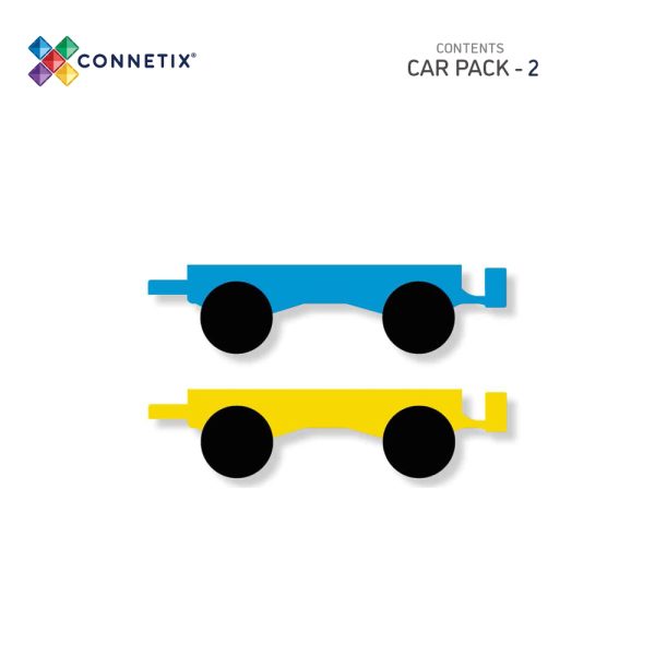 Connetix auto set | 2 stuks 4