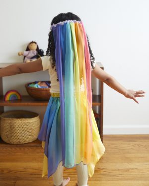 Sarah's Silks sluier | Rainbow