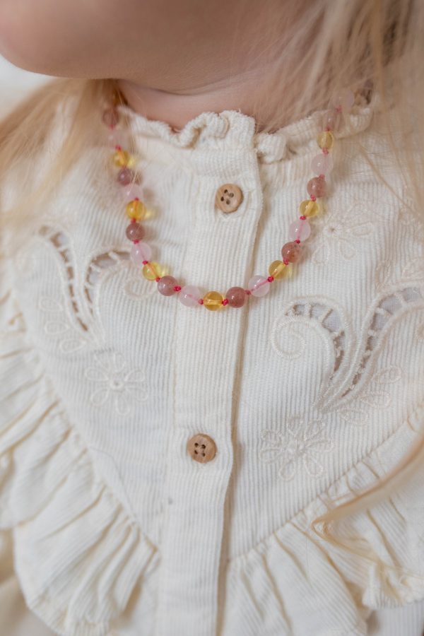 Lemon barnsteen ketting | Rose Moon