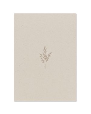 Wenskaart | Plantje beige