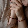 Barnsteen armband | Lila 4