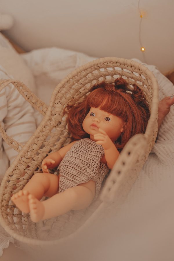 Miniland babypop | meisje rossig met sproetjes
