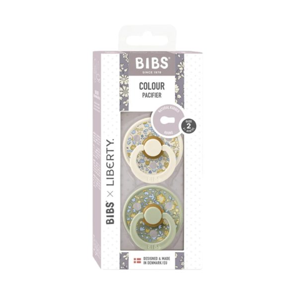 BIBS x Liberty of London - Eloise Latex Sage Mix 48