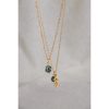 Green Spot Jaspis ketting | zilver/goud 1