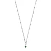 Geboortesteen Ketting | zilver 1