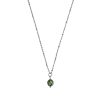 Green Spot Jaspis ketting | zilver/goud 4