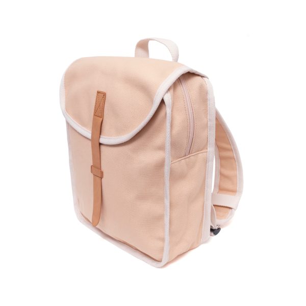 Recycled cotton backpack Nougat