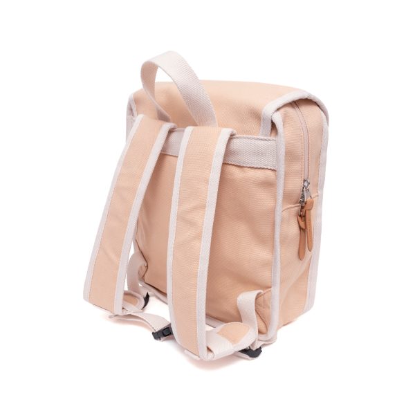 Recycled cotton backpack Nougat