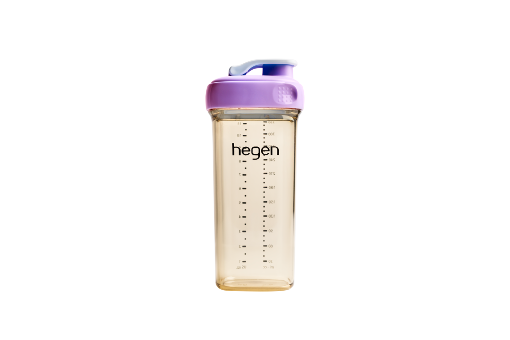 Hegen PCTO 330ml11oz Drinking Bottle PPSU closed Purple